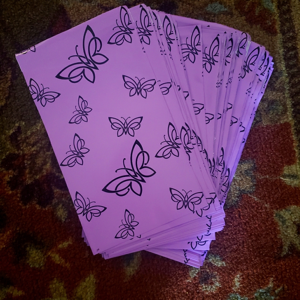 Poly Mailers Size 6x9 Butterfly Extra Thick 100